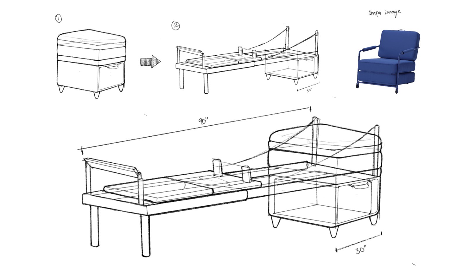 Transformation studies with armchair reference