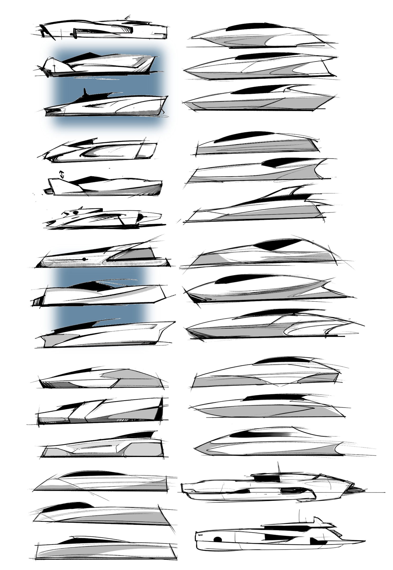 Process sketch 02 — silhouette sprint